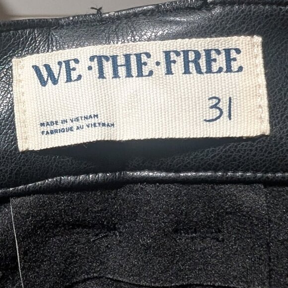 FP We The Free | Free Reign Faux Leather Short In Black - Picture 6 of 12